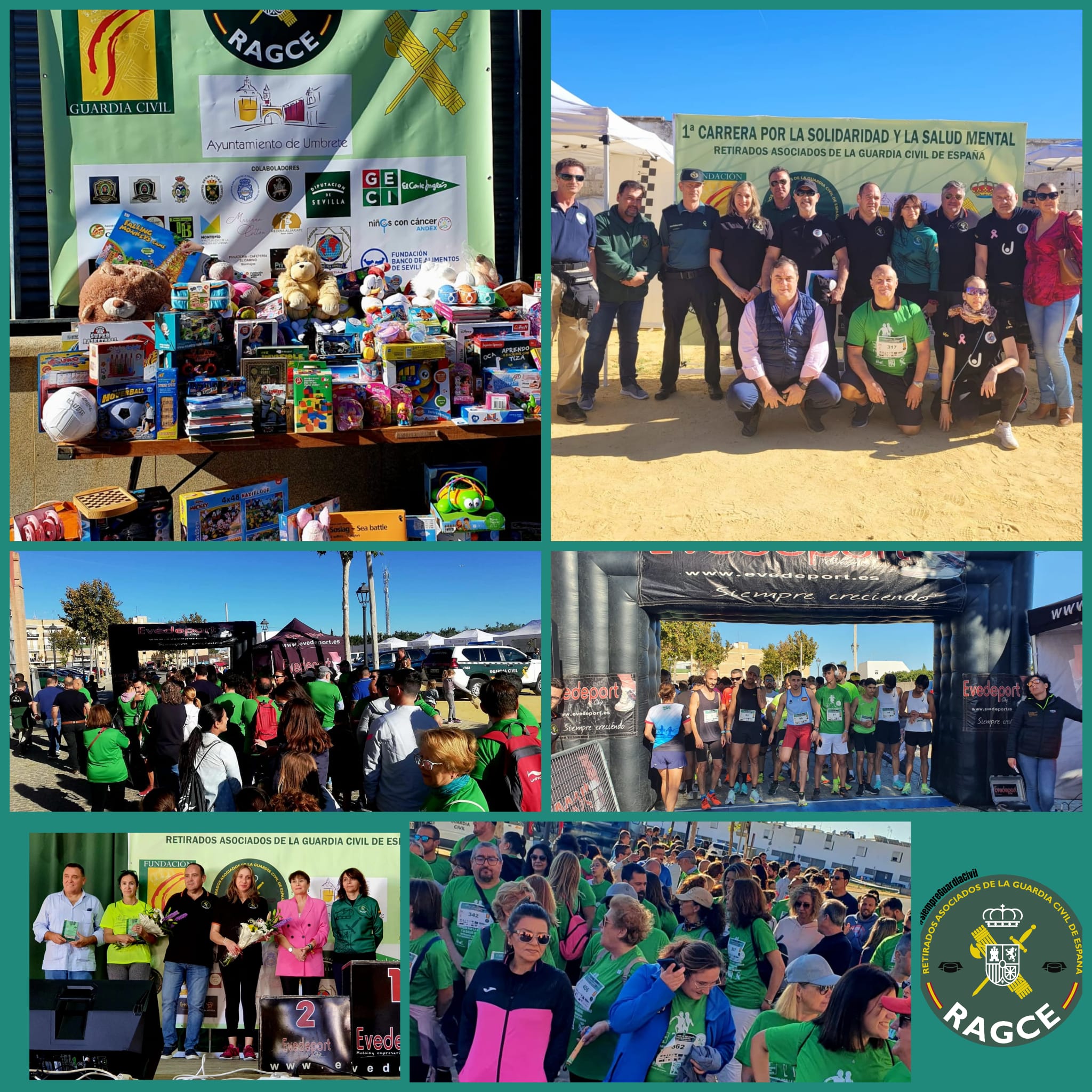 I Carrera por la Solidaridad y Salud Mental organizada por RAGCE en la localidad de Umbrete (Sevilla)